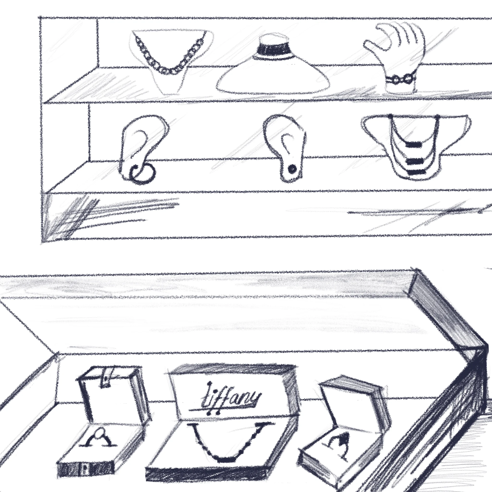 Day 6: Gold
Gold jewelry in a store